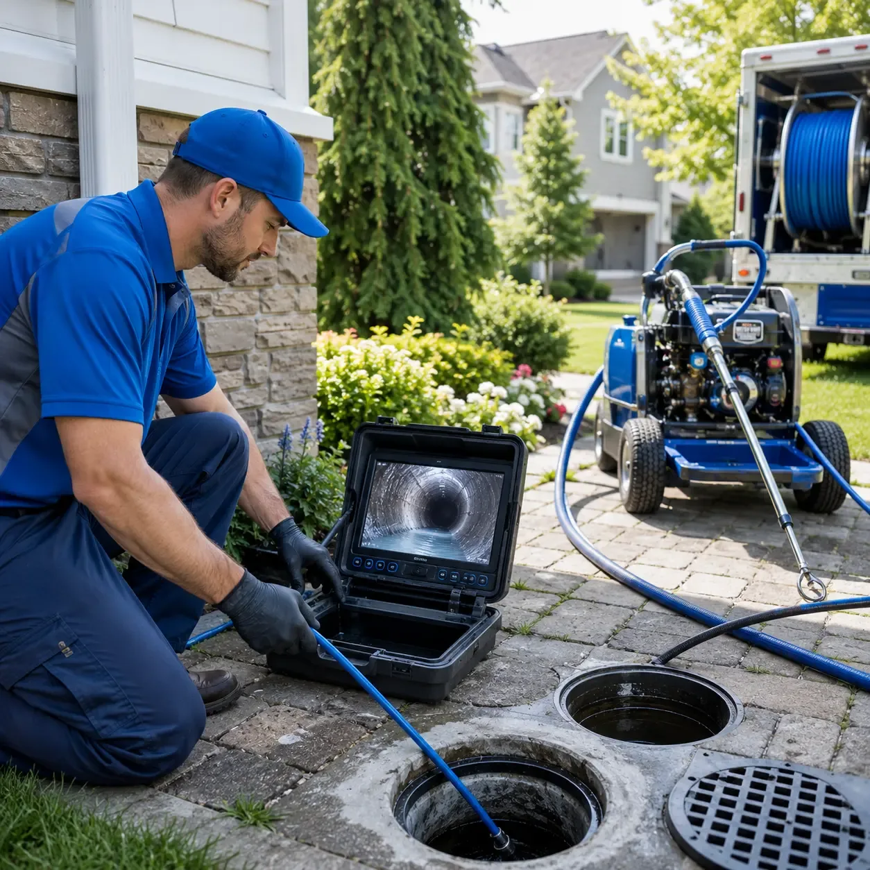 Outdoor drain cleaning professionals serving Denver, IA